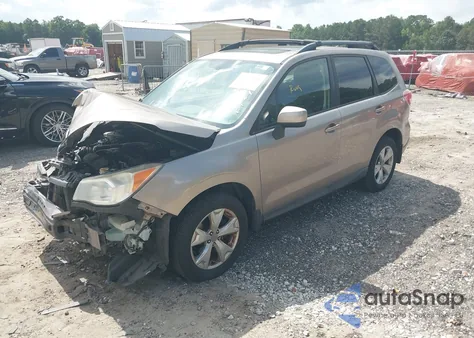 2014 Subaru Forester 2.5I Premium from USA, damaged, VIN JF2SJAEC6EH527937